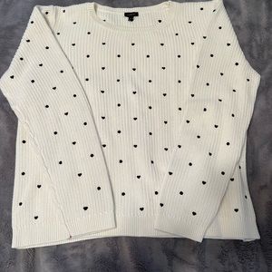 White Talbots sweater
